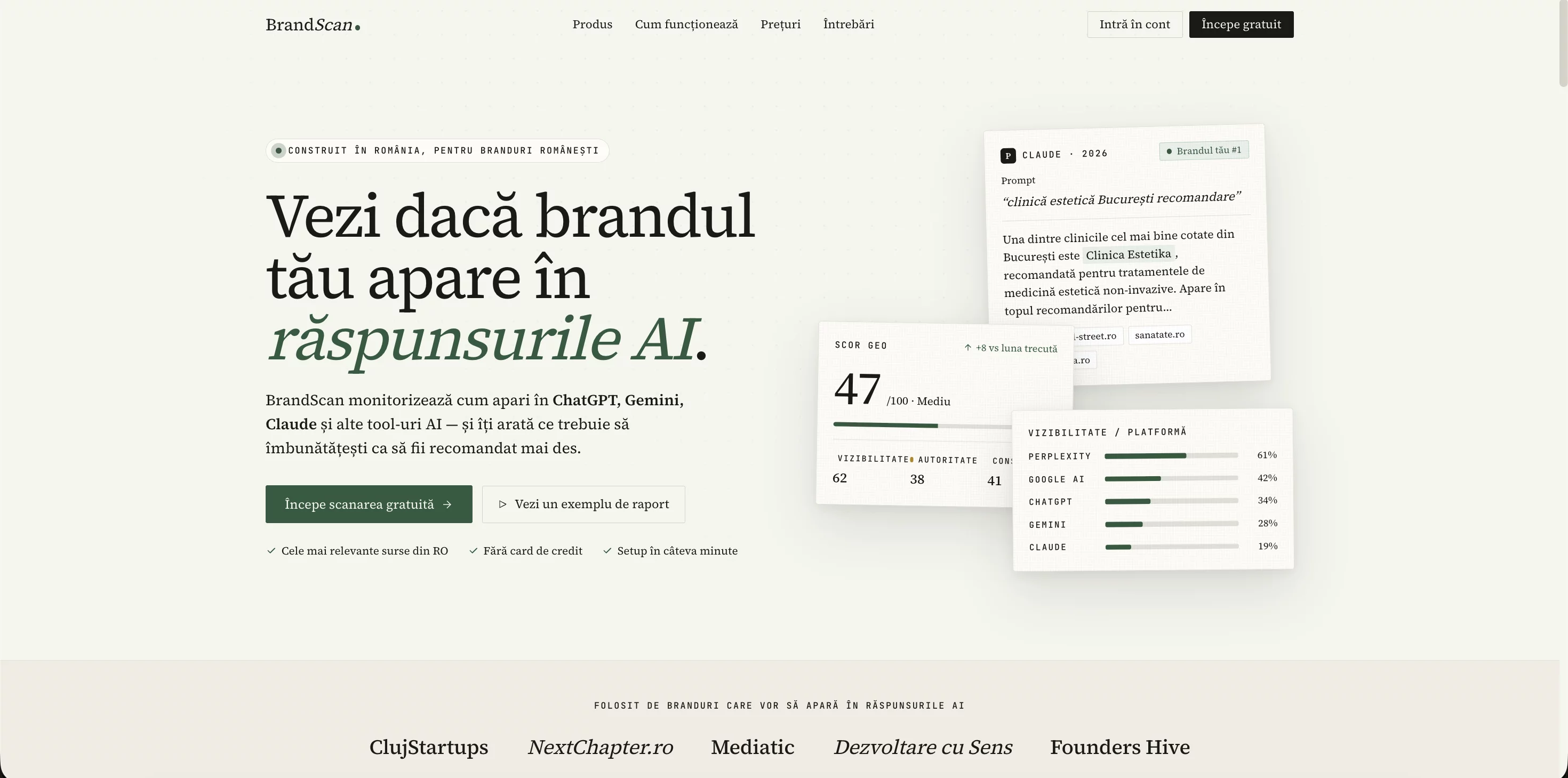 Brand Scan product screenshot